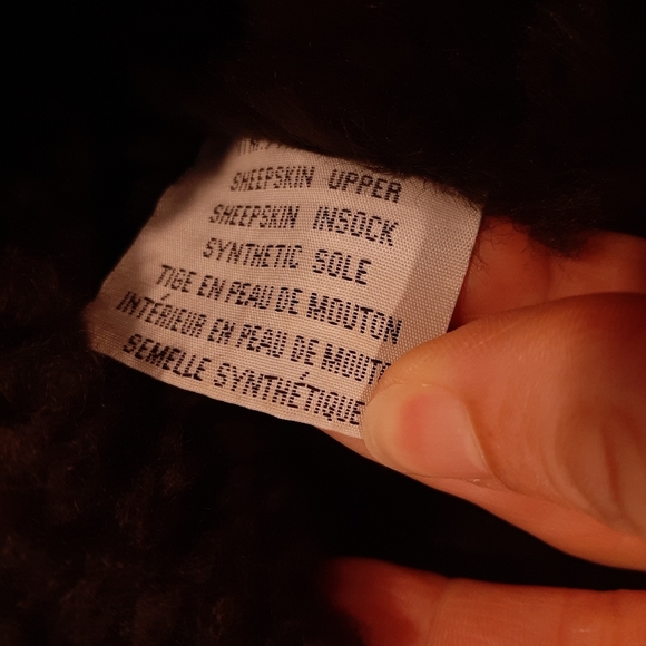 Kirkland Signature Sheepskin Shearling Boots Mid Calf Foldover Buckle Winter - Picture 14 of 15